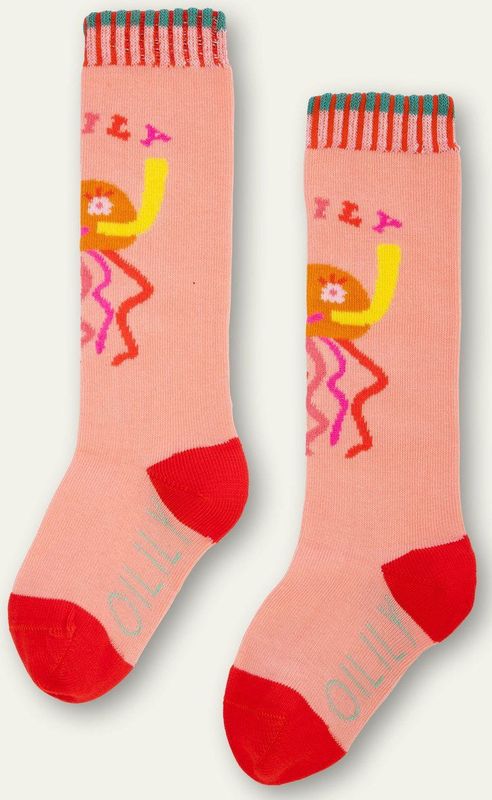 Oilily Medusa - Sokken - Meisjes - Regular Fit - Roze - 23-25