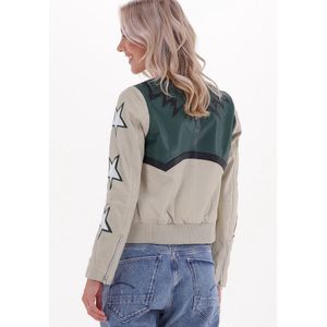 Goosecraft Club Bomber Jassen Dames - Winterjas - Creme - Maat S