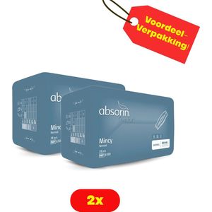 2X Absorin Mincy Normal inlegverband (man) - 2X 28 stuks Voordeelverpakking!
