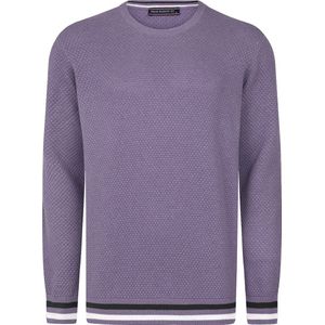 Felix Hardy Katoenen Trui - Sweater - Ronde Hals Heren Lila - M