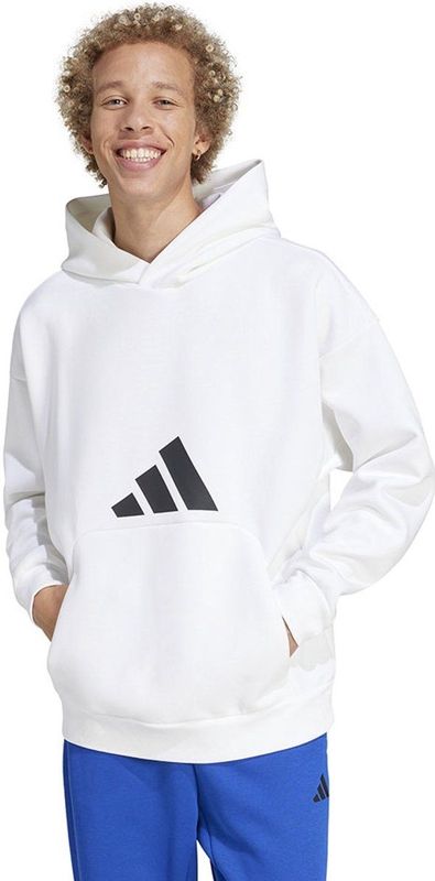 Adidas Future Icons 3 Bar Logo Hoodie Wit M / Regular Man