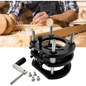 Router Lift 4 Bekken Klem - RVS - Zwart