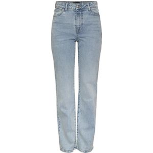 Pieces Jeans Pckelly Hw Straight Jeans Lb302 Noo 17148063 Light Blue Denim Dames Maat - W31 X L32