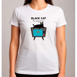 Black Cat Living Room Baby Cat - T Shirt - Cat - CuteCat - CatLover - CatLife - Kat - LieveKat - GrappigeKat - KattenLiefhebber - BestMom - MamaLeven
