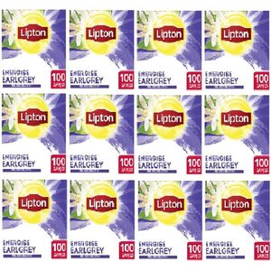 Thee lipton energise earl grey 100x1.5gr | Pak a 100 stuk | 12 stuks