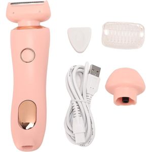 Elektrische epilator - Gladde epilator - Elektrische epilator voor zwangere vrouwen - Natte en droge epilator - Epilator voor vrouwen - Benen - Klein en gemakkelijk mee te nemen (roze)