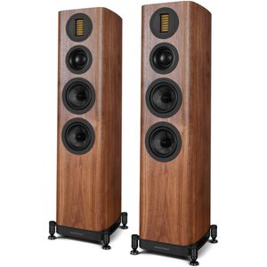 Wharfedale EVO 5.3 Vloerstaande Speakers - Hifi Stereo Set - Passieve Speaker - 3-Weg Luidsprekers - Walnoot