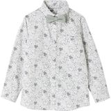 Vertbaudet - Overhemd - Bloemenprint - Jongens - Met Vlinderdas