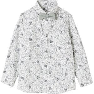 Vertbaudet - Overhemd - Bloemenprint - Jongens - Met Vlinderdas