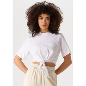 EDITED Domenica T-shirts Tops & T-shirts Dames - Shirt - Wit - Maat 40