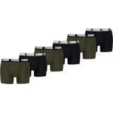 Puma - Boxershorts Everyday Basic - Donkergroen - 6-pack - Heren Ondergoed - Forest Night