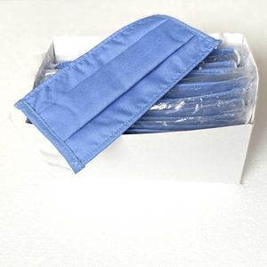 10 Mondkapjes - 3-laags Wasbaar mondmasker - Gezichtsmasker - Blauw