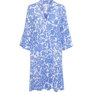 Kaffe - Jurk - Blauw/Wit - Ellen - Jerseyjurk