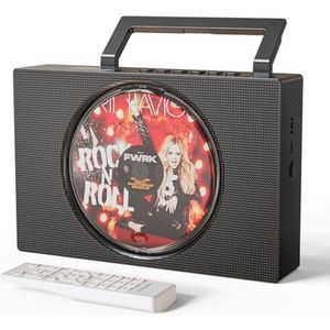 Draagbare cd-speler met Bluetooth en FM-radio - veelzijdige audio-oplossing voor thuis en onderweg