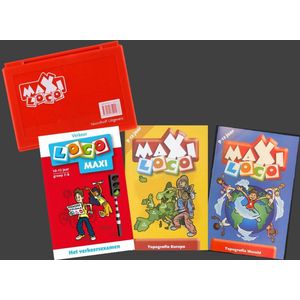 Voordeelset Loco Maxi: Basisdoos + Topo Europa + Topo Wereld + Verkeersexamen
