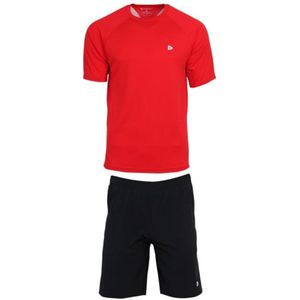 Donnay - Multi Sportset Jim - Trainingsset - Black/Poppy-red - Maat S
