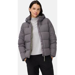 camel active Gewatteerd jack met capuchon - Maat womenswear-36 - Leisteen