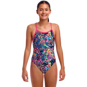 Funkita Single Strap One Piece Zwemkleding Veelkleurig 10 Years Meisjes