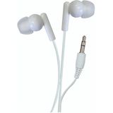 SoundLAB - Stereo In-Ear Oordopjes - Wit - 1,2 Meter