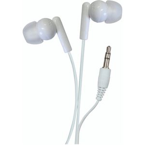 SoundLAB - Stereo In-Ear Oordopjes - Wit - 1,2 Meter