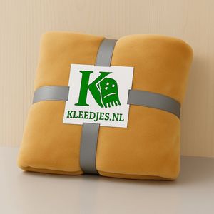 Fleece deken - Oranje