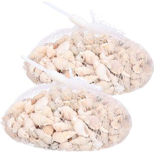 Rayher Schelpjes - posthoorn schelpen - decoratie - 300 gram - maritiem