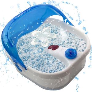 ApexArte® Voetenbad - Voetband - Voetmassage Apparaat - Wit en Blauw