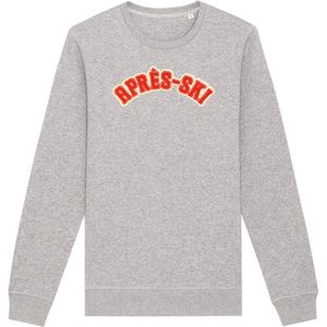 Après ski wintersport sweater grijs L - soBAD. | Foute apres ski outfit | kleding | verkleedkleren | wintersporttruien | wintersport dames en heren