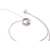 Christian Dames ketting - 45cm -Zilver