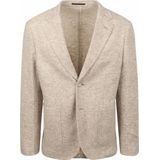 Suitable - Knitted Colbert - Beige - Heren Blazer