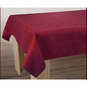 Tafelkleed anti-vlek Chique rouge ovaal 240 cm Tafellaken - Decoratieve Tafel Accessoires - Woonkamer Decoratie - Bonne et Plus®