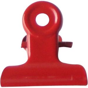 LPC Papierklem Bulldog clip rood - 51 mm -20 stuks