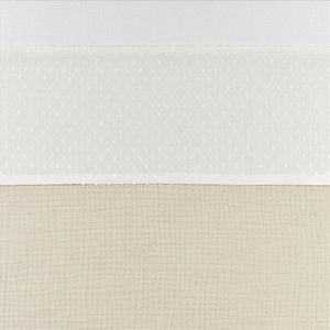 Meyco Baby Plume ledikant laken - offwhite - 100x150cm - 0.3 TOG