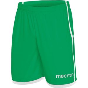 Macron Algol Short Heren - Groen / Wit | Maat: 3XL