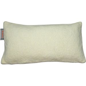 Inkuz Warmtekussen - Infrarood - Draadloos - Teddy - Wit - Gote powerbank - Oplaadbaar - Warmte kussen - 30x60