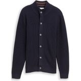 Tom Tailor Gebreid vest met knoopsluiting