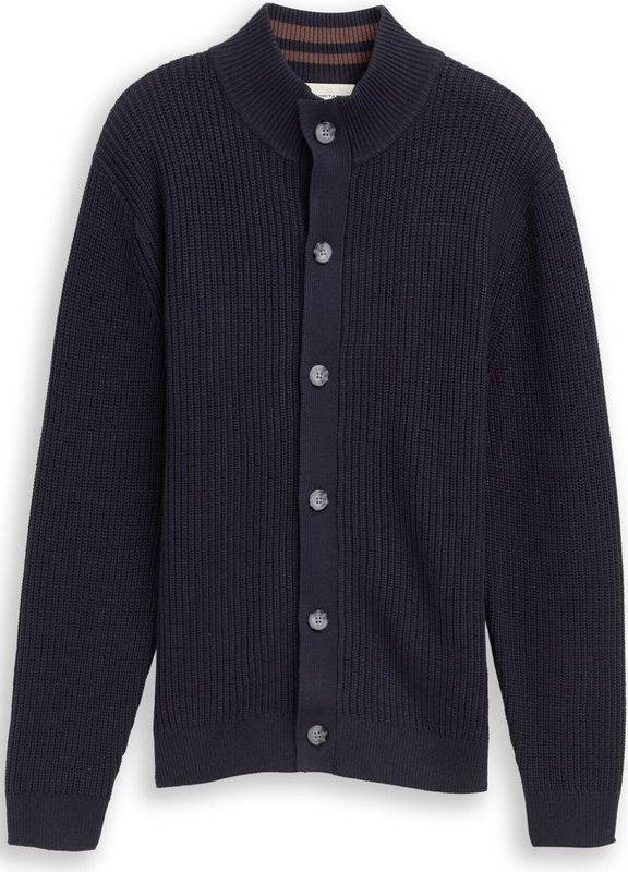 Tom Tailor Gebreid vest met knoopsluiting