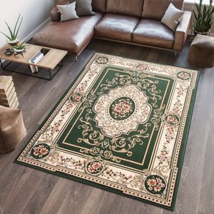 Tapiso Atlas PP Vloerkleed Groen Modern Woonkamer Tapijt Maat- 80x150