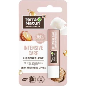 Terra Naturi Lippenbalsem - Intensive Care | Natuurkosmetiek - Bio-arganolie & Bio-Sheabutter | Verzorgende Lippenbalsem - Beschermende Lippenbalsem - Vegan