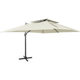 vidaXL-Zweefparasol-met-dubbel-dak-400x300-cm-zandkleurig