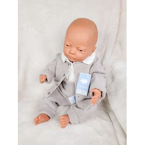 Mac Iusion Gebreid Baby Vestje Jongens | Nuez/ zand |3 Maand | maat 62