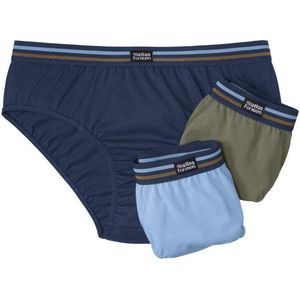 ATLAS FOR MEN - Set van 3 katoenen onderbroeken - Heren - Verkrijgbaar in grote maten - XXL