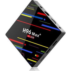 H96 Max+ - Android TV-Box - 4K - 32 GB Intern Geheugen - Bluetooth 4.0 - USB 3.0
