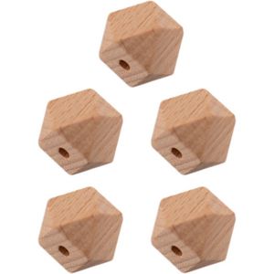 Durable Houten Hexagonkralen 5 stuks 20mm