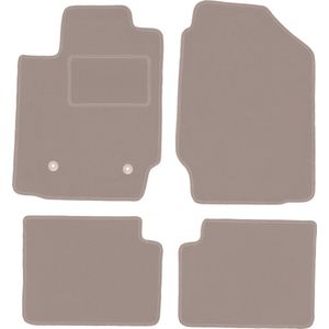 Beige velours vloermatten voor: Pontiac Vibe hatchback (2003-2008)