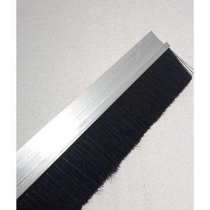 Deurborstel - Stripborstel - 90 cm aluminium h-profiel - Woonaccessoires - Deurstrip