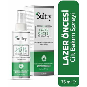 Sultry - Vóór Laserbehandeling of Epilatie Permanente Pre-Pijnverminderende Verdovende Huidverzorgings Spray / 20% Vitamine C / Hyaluronzuur / Niacinamide hydrateren en helpen de beschermende barriere van de huid te herstellen 75 ml - wiwify