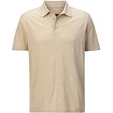 TOSCARELLA - Poloshirt - Tropisch Jacquardmotief - Zijsplitten - Comfortabel