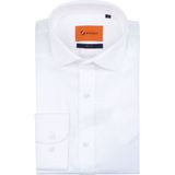 Suitable Satin Overhemd Wit - Maat 39 - Heren - Overhemden Formeel