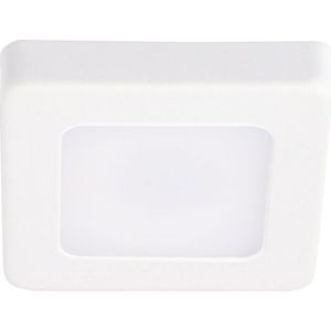Opbouwspot Wit - Dimbaar - 3 watt - 160 Lumen - 2700 Kelvin - Warm wit licht - Lichthoek 80 graden - IP44 Badkamerverlichting